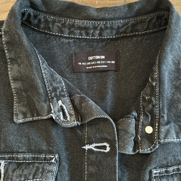 Cotton On Black Denim Romper - Picture 2 of 4